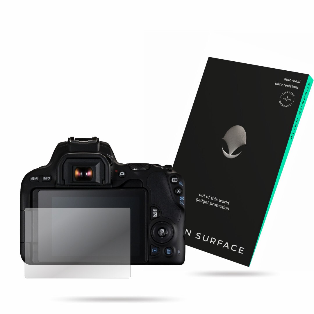 Folie Alien Surface, Canon EOS 200D, protectie ecran 1+1 Rezerva