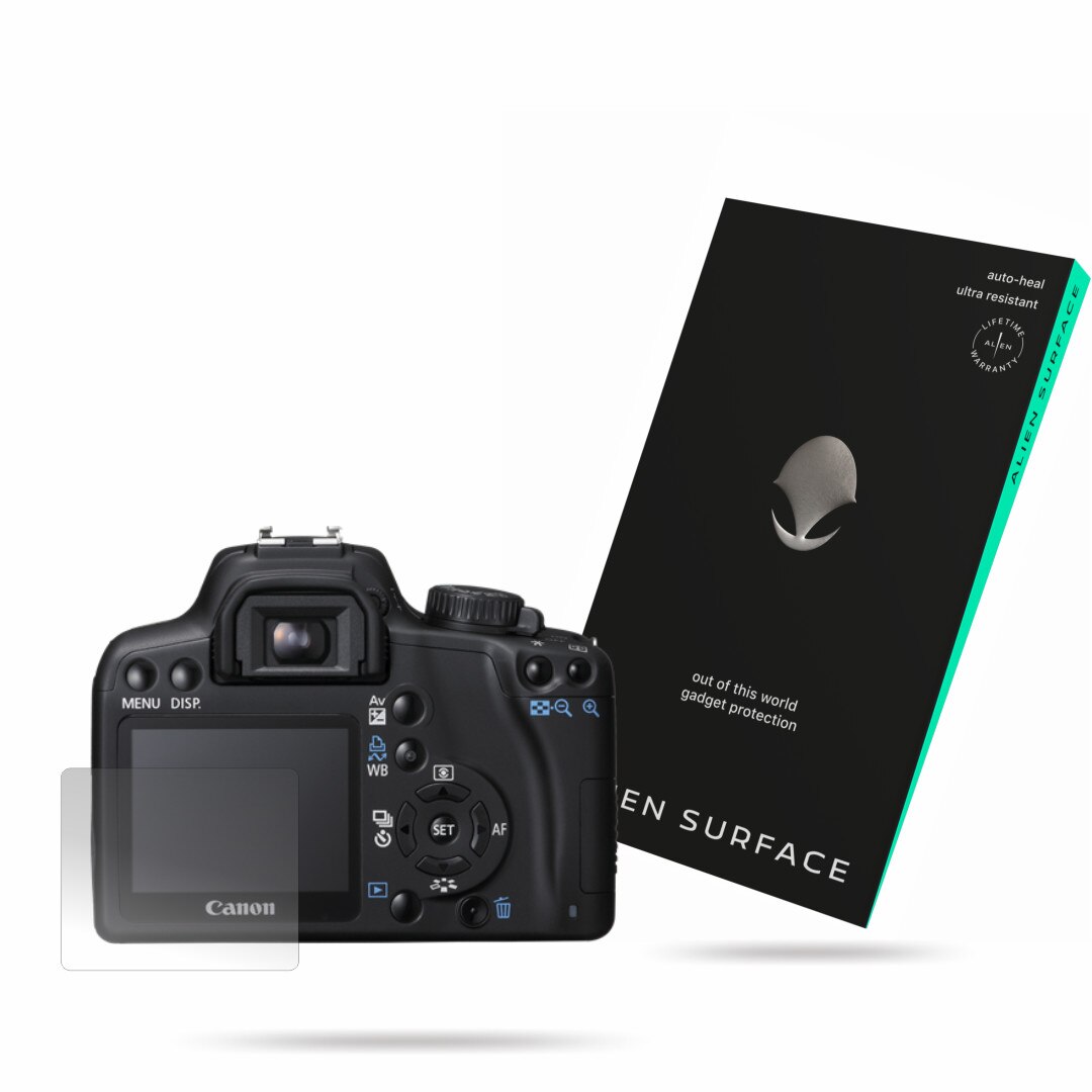Folie Alien Surface, Canon EOS 1000D, protectie ecran 1+1 Rezerva