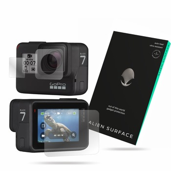 Folie Alien Surface, GoPro Hero 7 Black, set protectie ecran 1+1 Rezerva Folie Alien Surface, GoPro Hero 7 Black, set protectie ecran 1+1 Rezerva