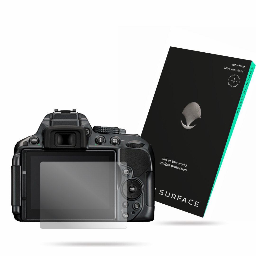 Folie Alien Surface, Nikon D5300, protectie ecran 1+1 Rezerva