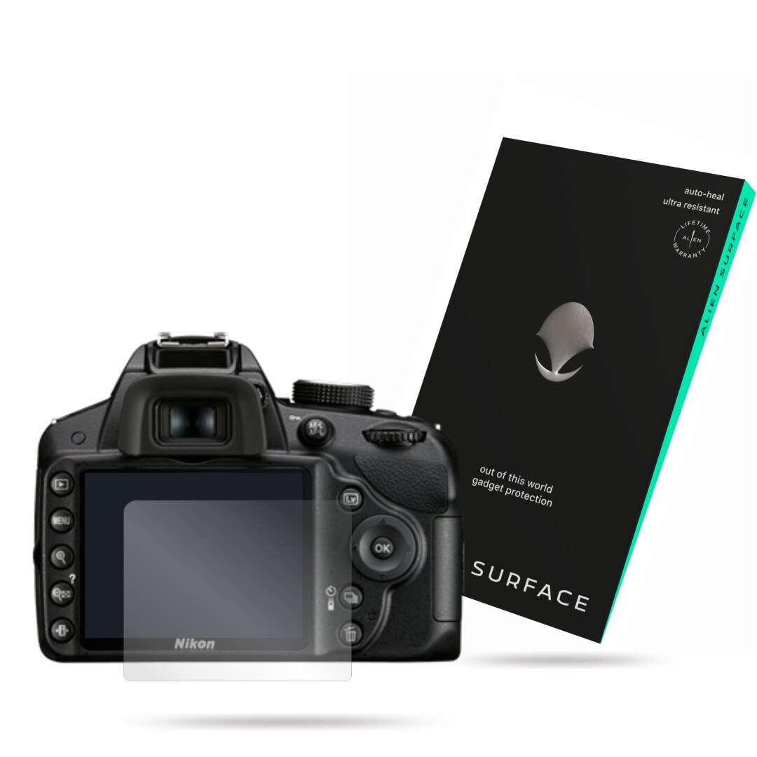 Folie Alien Surface, Nikon D3100, protectie ecran 1+1 Rezerva