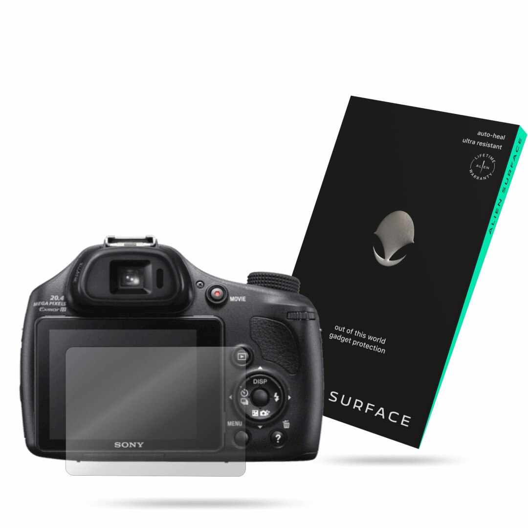Folie Alien Surface, Sony DSC HX400V, protectie ecran 1+1 Rezerva