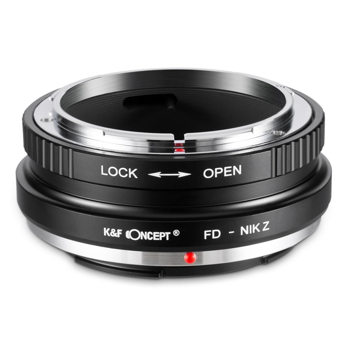 K&F Concept FD-Nik Z адаптер за байонет от Canon FD към Nikon Z6 Z7 ...