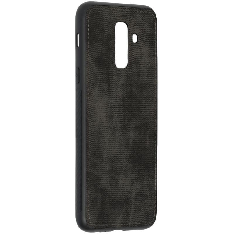 Husa Samsung Galaxy A6 Plus 2018 Forcell Denim - Negru
