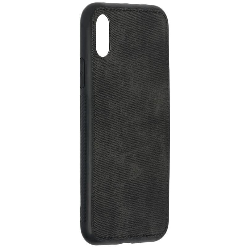 Husa Apple Iphone XS /Iphone X Forcell Denim - Negru
