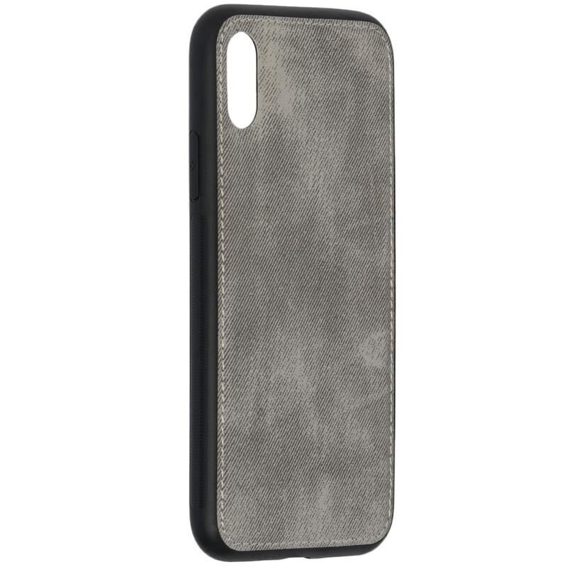 Husa Apple Iphone XS /Iphone X Forcell Denim - Gri
