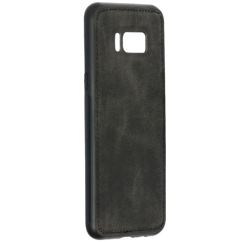 Husa Samsung Galaxy S8 Plus Forcell Denim - Negru