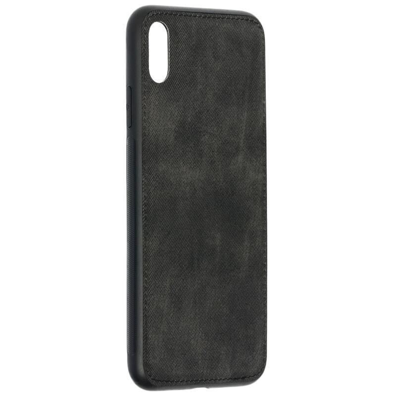Husa Apple Iphone XS Max Forcell Denim - Negru