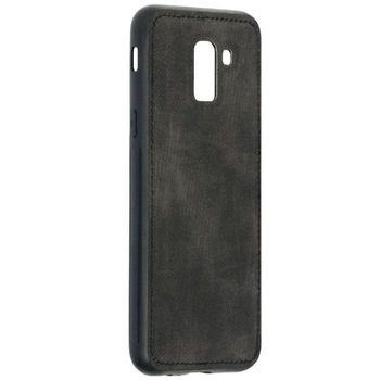 Husa Samsung Galaxy J6 2018 Forcell Denim - Negru Husa Samsung Galaxy J6 2018 Forcell Denim - Negru