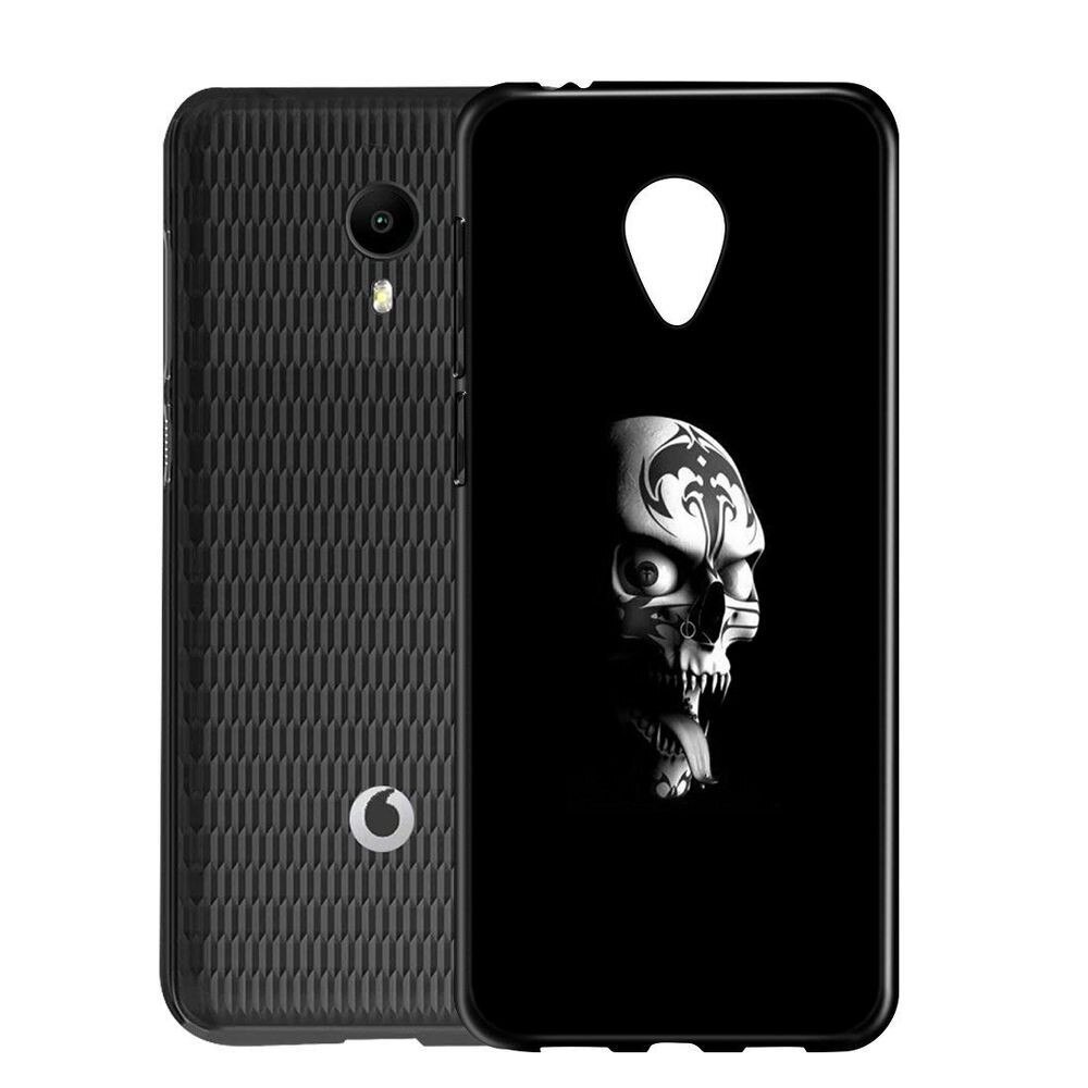 Husa Vodafone Smart N9 Lite - Silicon Matte TPU Skull.1