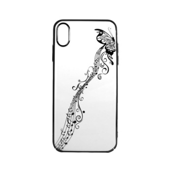 Carcasa Devia Papillon pentru iPhone XS Max, Negru Carcasa Devia Papillon pentru iPhone XS Max, Negru