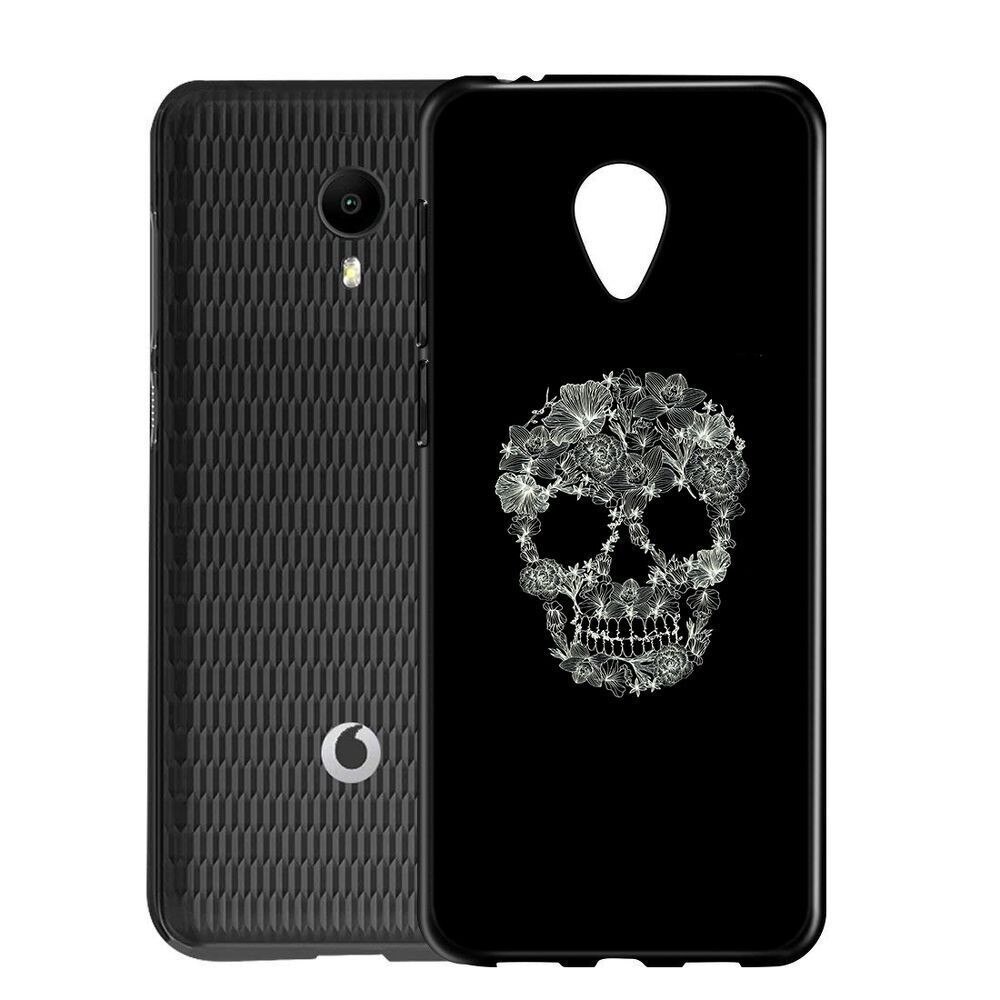 Husa Vodafone Smart N9 Lite - Silicon Matte TPU Skull.2