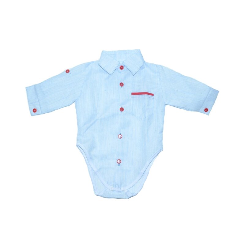 Camasa tip body, baieti, NN, Albastru