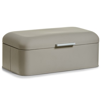 Cutie paine Zeller Gri-bege, metalica, 42.5x23x16.50 cm Cutie paine Zeller Gri-bege, metalica, 42.5x23x16.50 cm