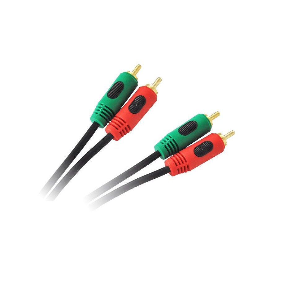 Cablu 2RCA-2RCA 3,0m HQ LB0020 Libox, negru