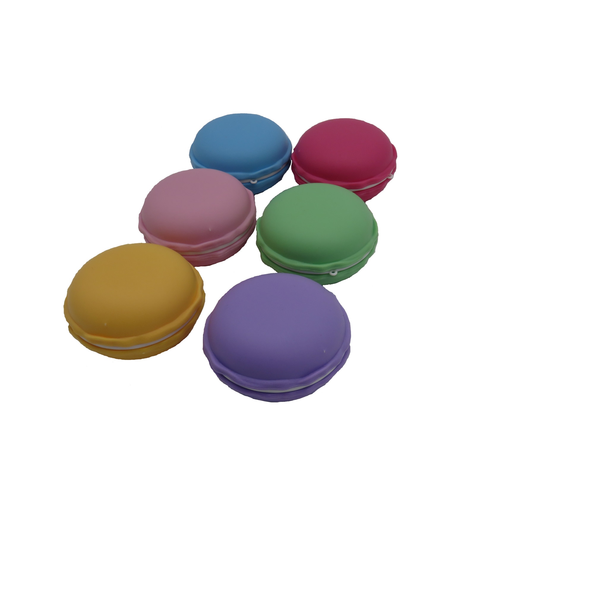 Set 6 gelatina, macarons,dimensiune 6 mm,multicolora