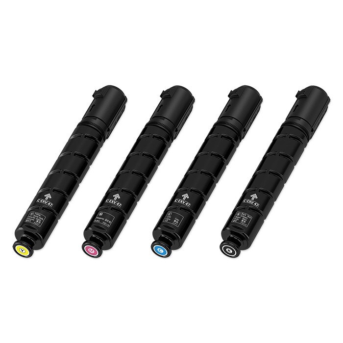 Set 4 Cartuse EXV47 BK/C/M/Y 72000 Pag Compatibil pentru Canon IR Advance C 250 /8516B002 / C-EXV47 / CEXV47BK|