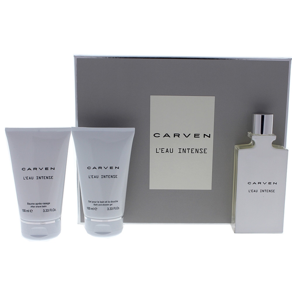 Men's Set CARVEN L'eau Intense EDT 100 ml, AS 100 ml, SG 100 ml