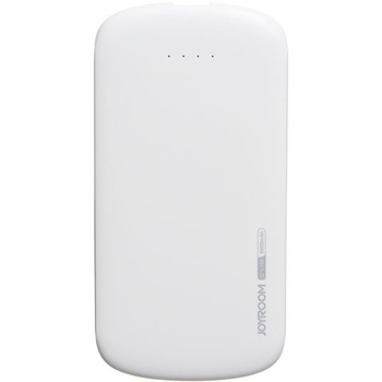 Acumulator extern Joyroom Polymer, 10000 mAh, 2.1A, White Acumulator extern Joyroom Polymer, 10000 mAh, 2.1A, White