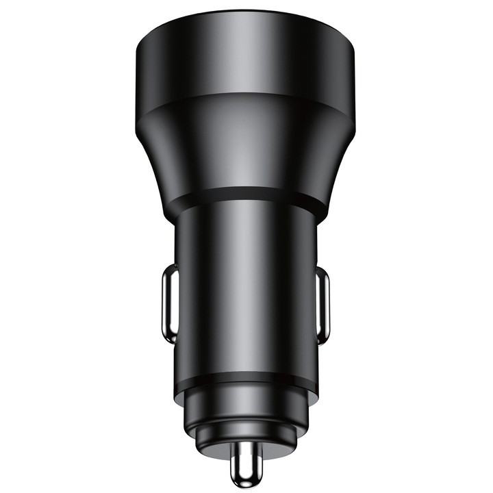 Зарядно устройство за кола Joyroom Metalic, 4.8A, Black