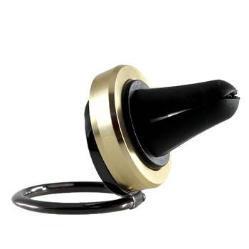 Suport auto Joyroom Moguu, Magnetic, Prindere grila ventilatie+Inel, Gold Suport auto Joyroom Moguu, Magnetic, Prindere grila ventilatie+Inel, Gold