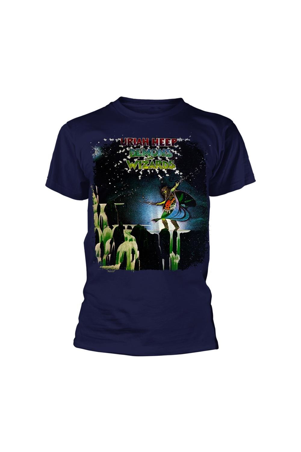 Tricou pentru barbati, Uriah Heep, Demons And Wizards, Bleumarin, L