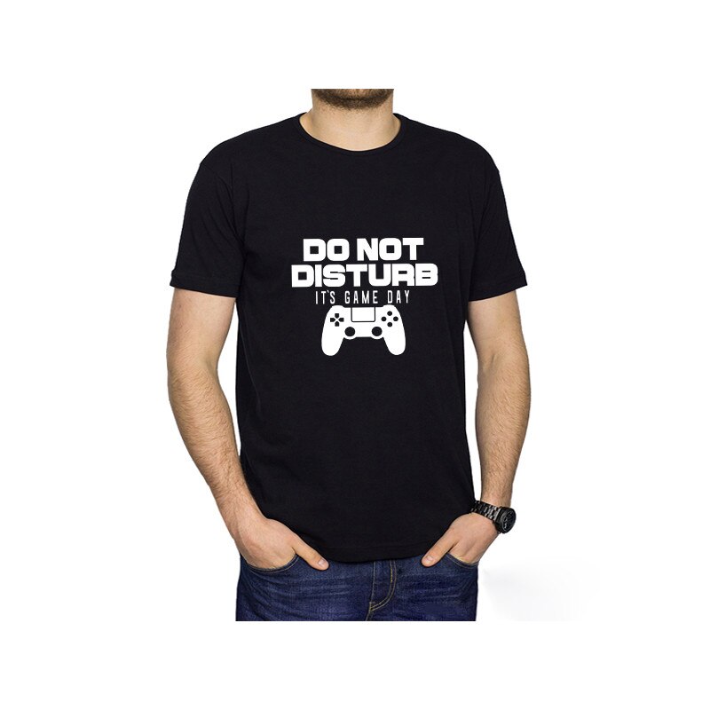 Tricou Do Not Disturb, Marime S, negru