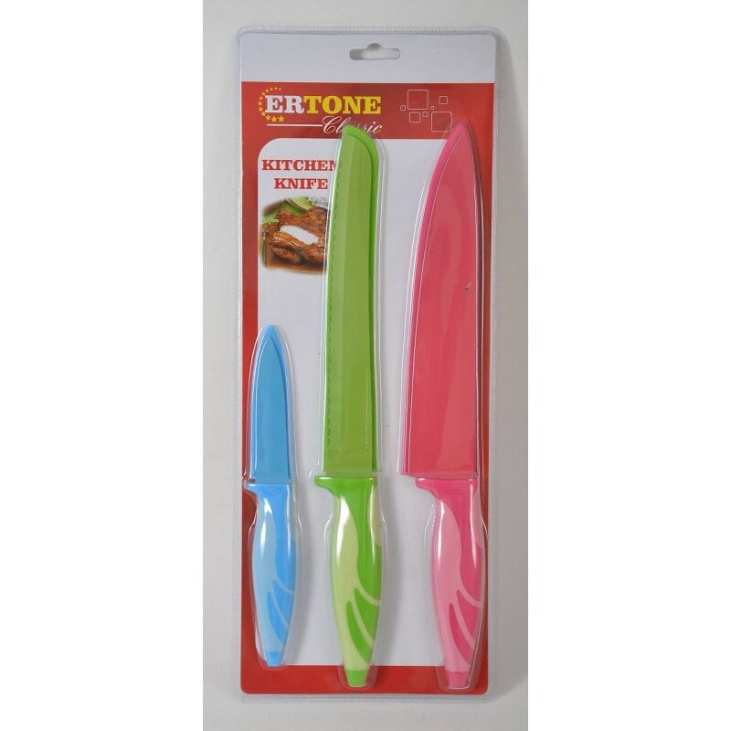 Set Cutite 3 Piese Colorate, Cezo-ERT-MN 103