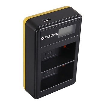 Incarcator PATONA DUAL USB LCD pentru acumulator Canon LP-E6 Incarcator PATONA DUAL USB LCD pentru acumulator Canon LP-E6