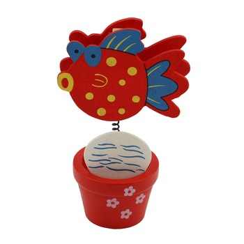 Suport poza cu clema Pestele Balon, rosu Suport poza cu clema Pestele Balon, rosu