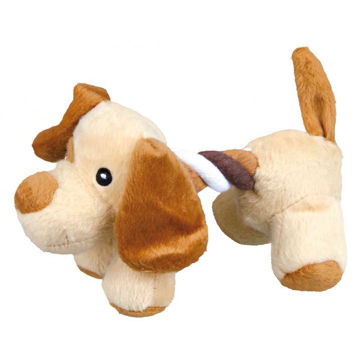 Jucarie Trixie animalut plus cu franghie pentru caini 17 cm 3582