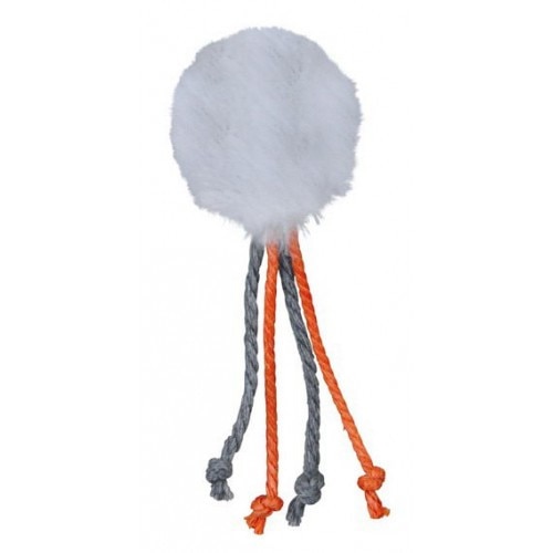 Jucarie Trixie minge plus cu coarde pentru pisici 4 cm 4126