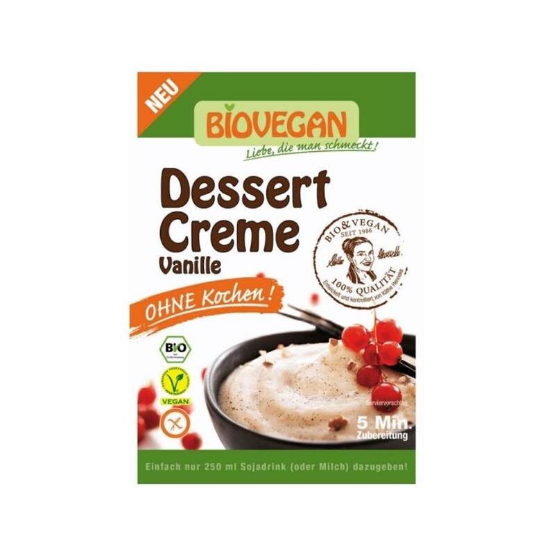 Crema Bio pentru Desert cu Vanilie Biovegan Pronat 52gr