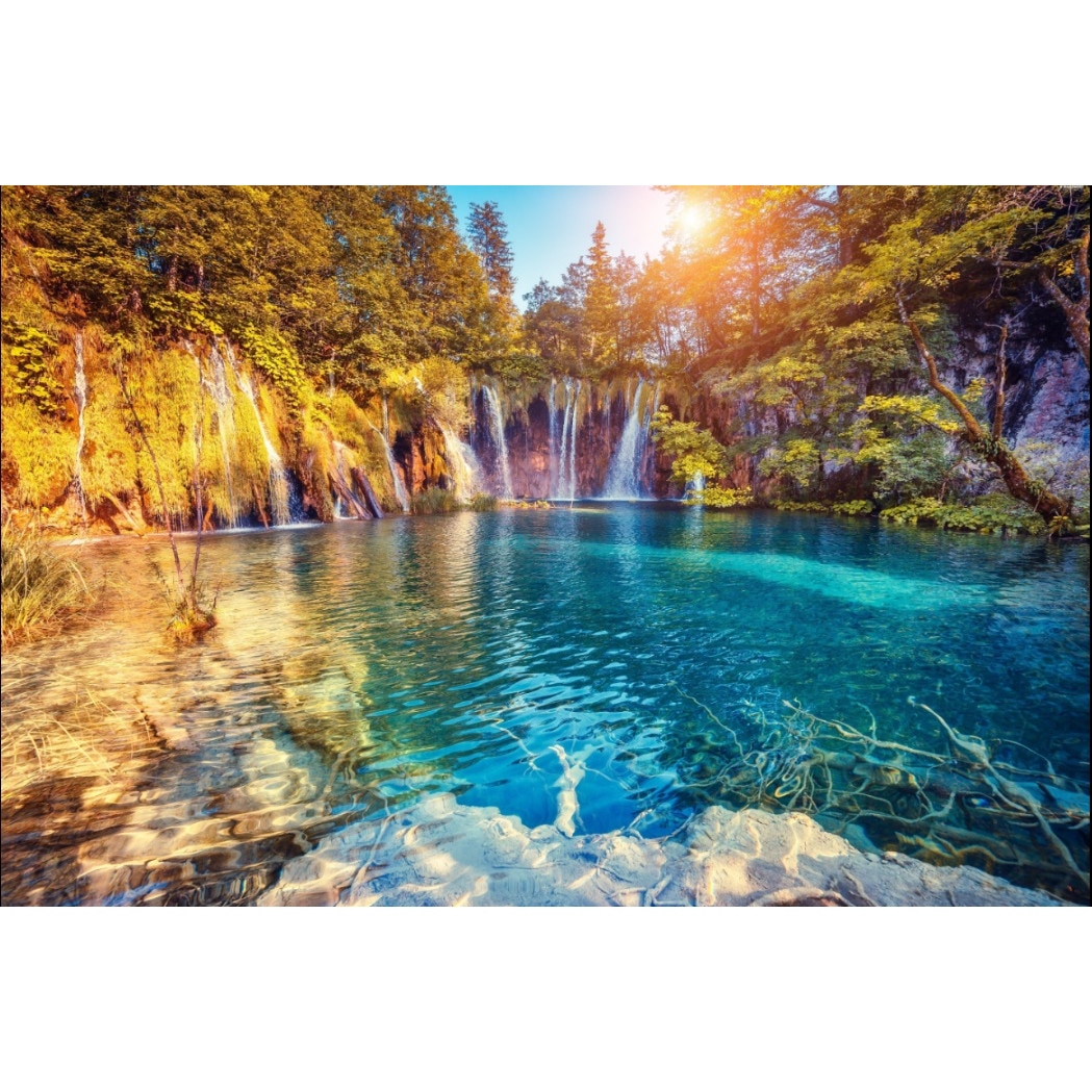 Tablou canvas Cascada albastra (60 x 40 cm)