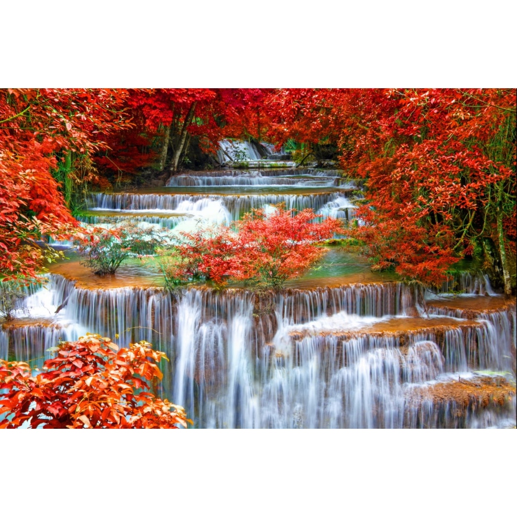 Tablou canvas Cascada rosie (90 x 60 cm)