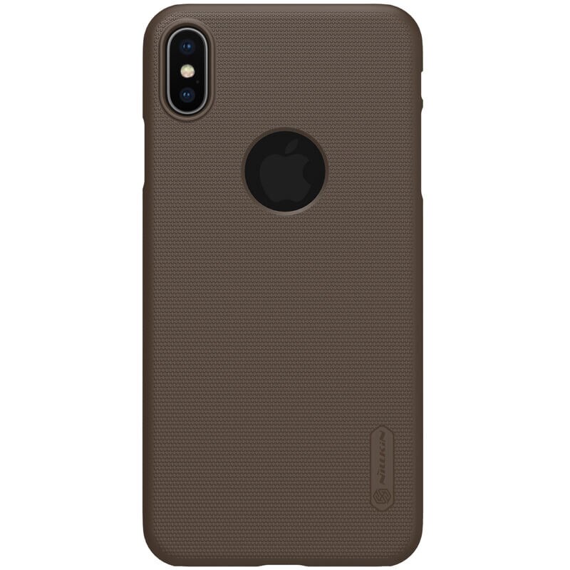 Husa Nillkin Super Frosted Shield, Apple iPhone XS Max, Brown