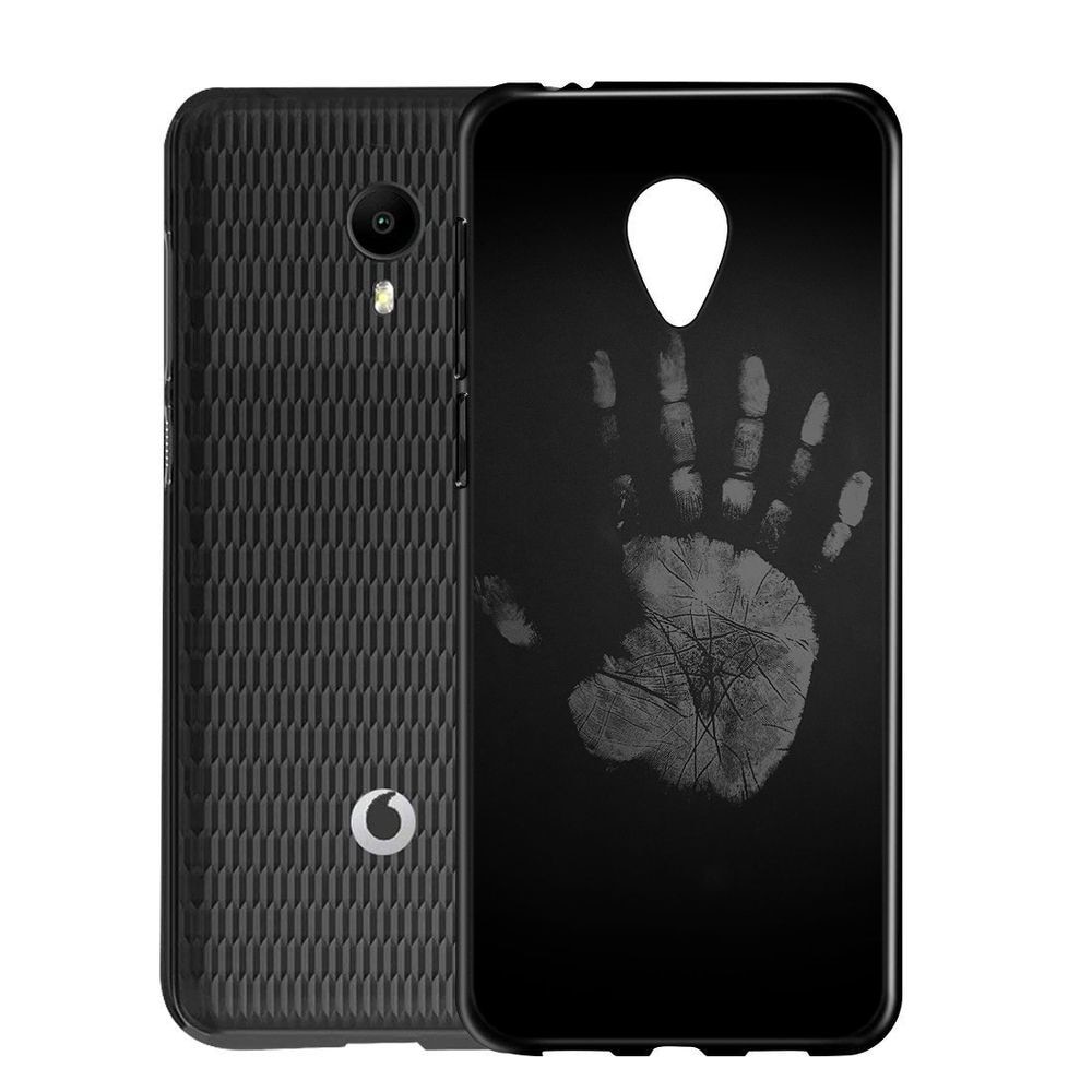 Husa Vodafone Smart N9 Lite - Silicon Matte TPU Hand Print