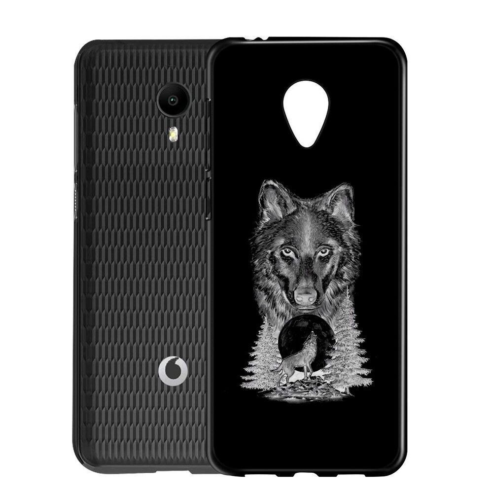 Husa Vodafone Smart N9 Lite - Silicon Matte TPU Wolf.2