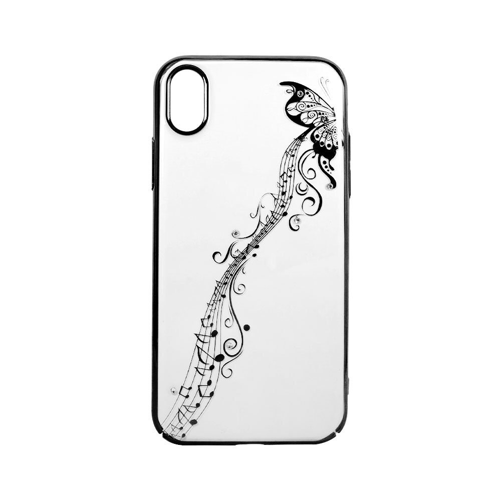 Carcasa Devia Papillon pentru iPhone XR, Negru