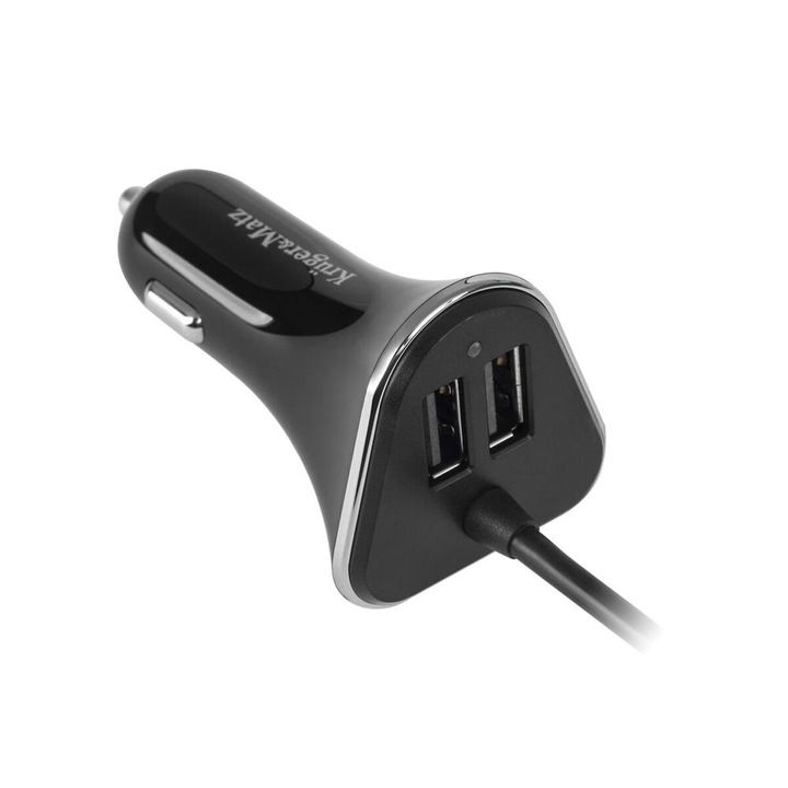 Alimentator auto Kruger Matz, 2+2 USB, 9.6 A
