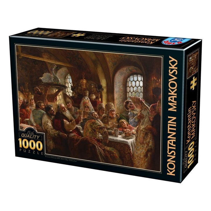 D-Toys - Puzzle Makovszkij: Esküvői lakoma - 1 000 darab