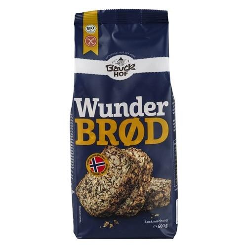 Mix pentru Paine Integrala cu Seminte Fara Gluten Bio 600gr Bauck Hof