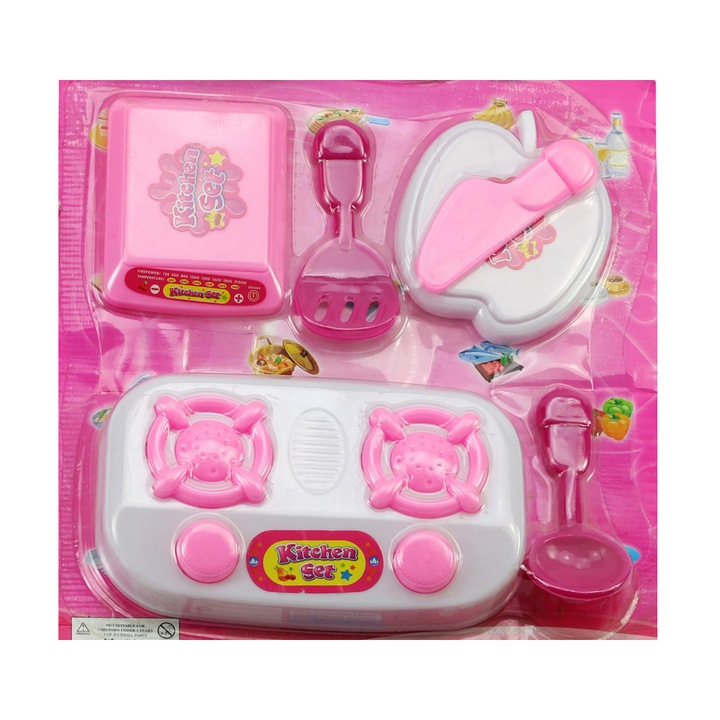 Set bucatarie Rozy, 6 piese
