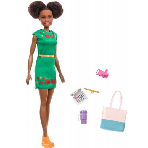 Papusa Nikki Dreamhouse Adventures turista cu accesorii