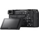 Aparat foto Mirrorless Sony Alpha A6400 B, 24.2 MP, APS-C, Body, E-mount, 4K HDR, 4D Focus, Time-lapse, ISO 100-32000, Negru