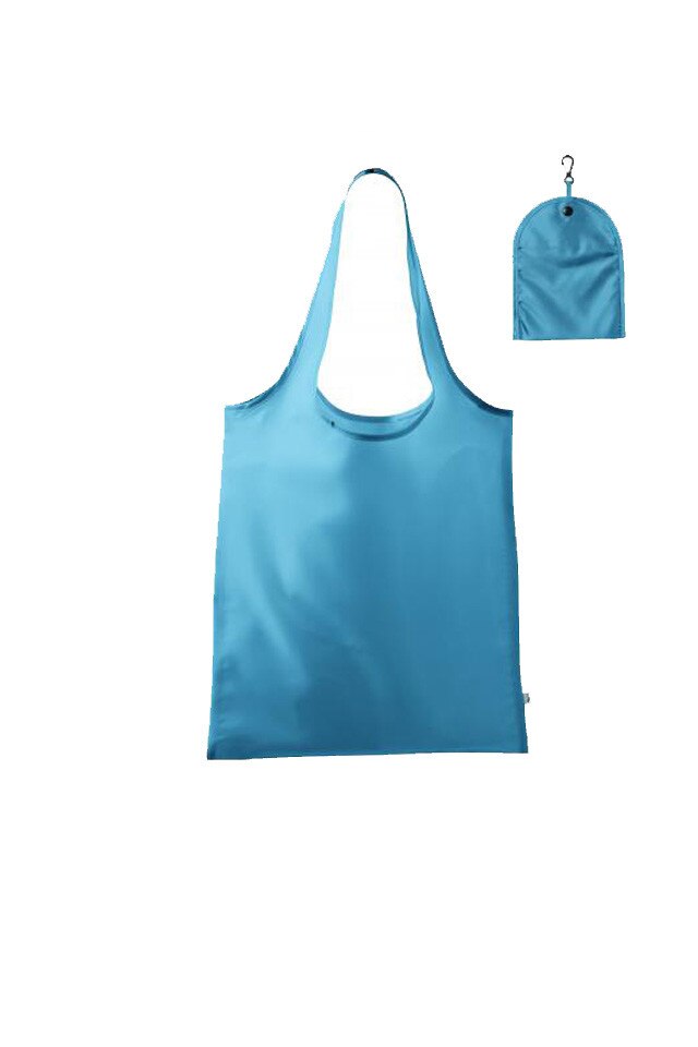 Sacosa cumparaturi,Malfini, turcoaz, unisex, poliester