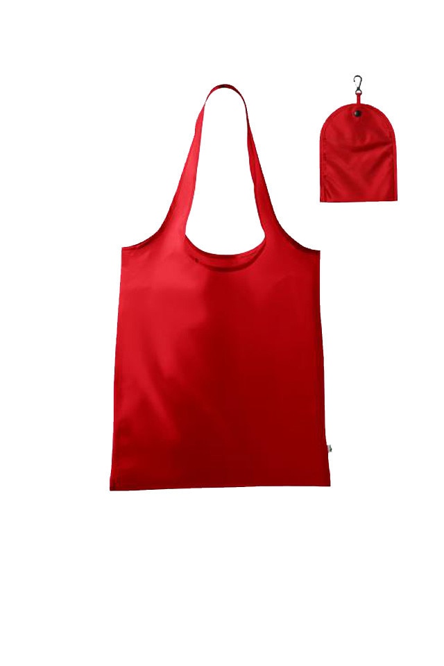 Sacosa cumparaturi, Malfini, Smart, poliester, unisex, rosie, 40x40 cm