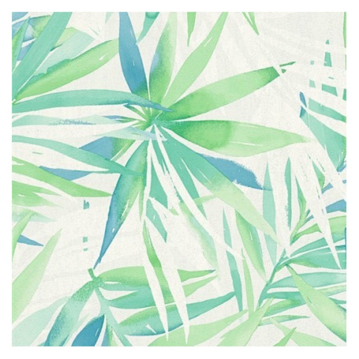 Tapéta AS Creation Zöld Pálmalevelek 34125-1, 53 cm