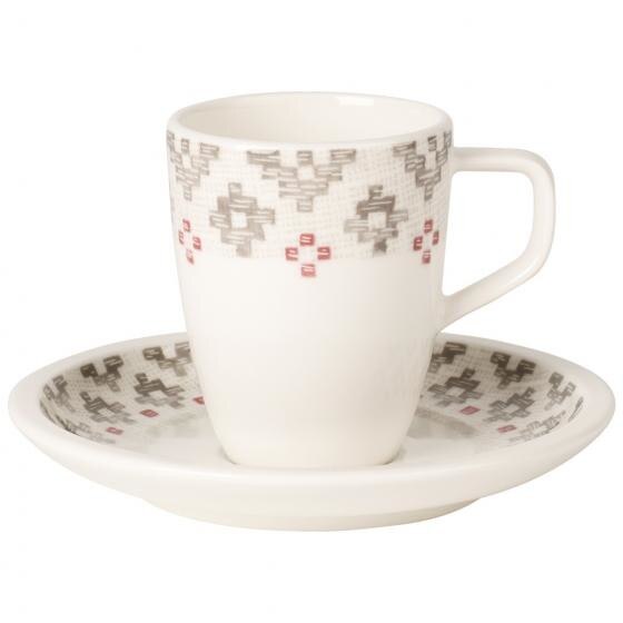Ceasca espresso cu farfurie Artesano Montagne, V&B , 0.10 l, portelan premium, Villeroy&Boch