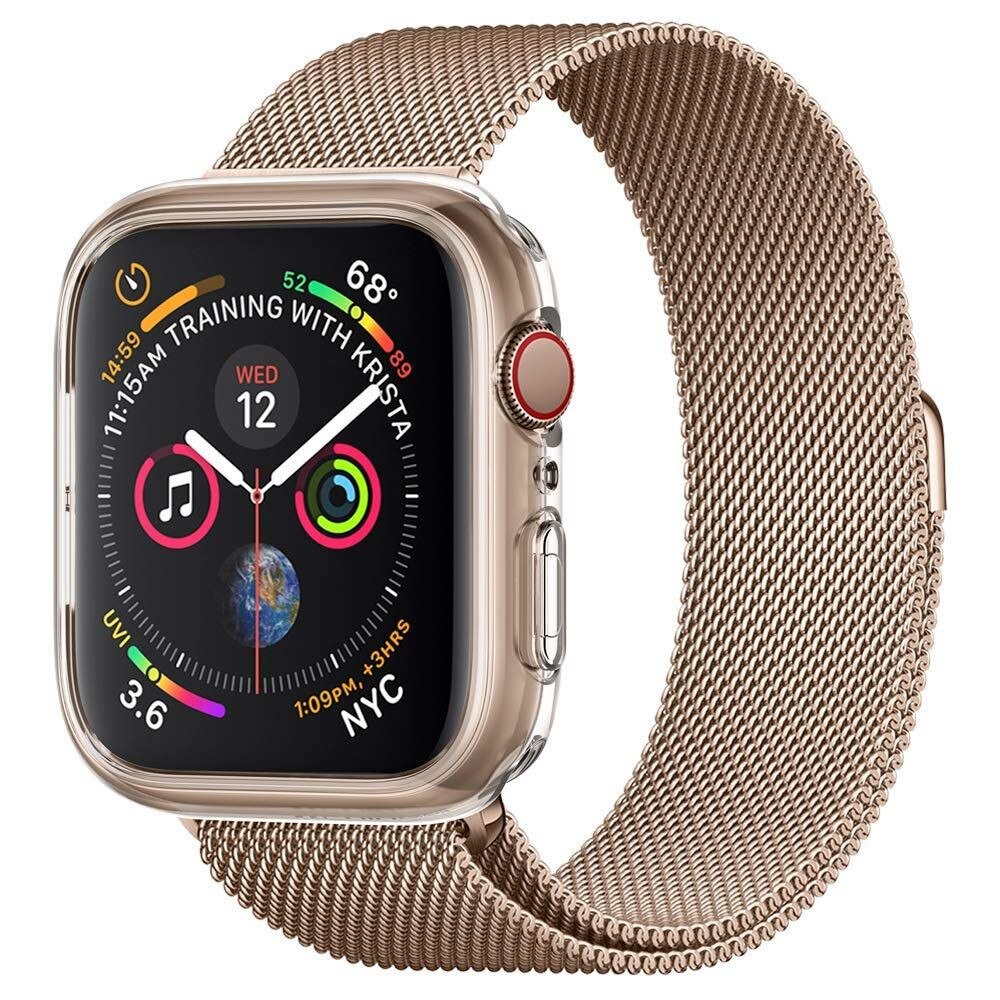Husa Apple Watch 4 44 mm TPU SPIGEN LIQUID CRYSTAL Transparenta